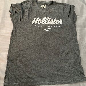 Hollister shirt gray grey size Medium - used